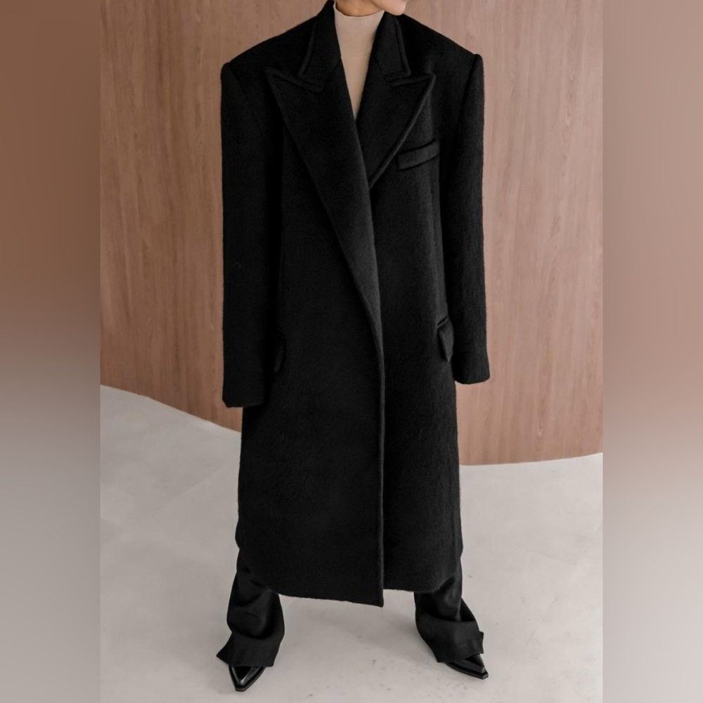 THE FRANKIE SHOP - John Oversized Wool Blend Coat